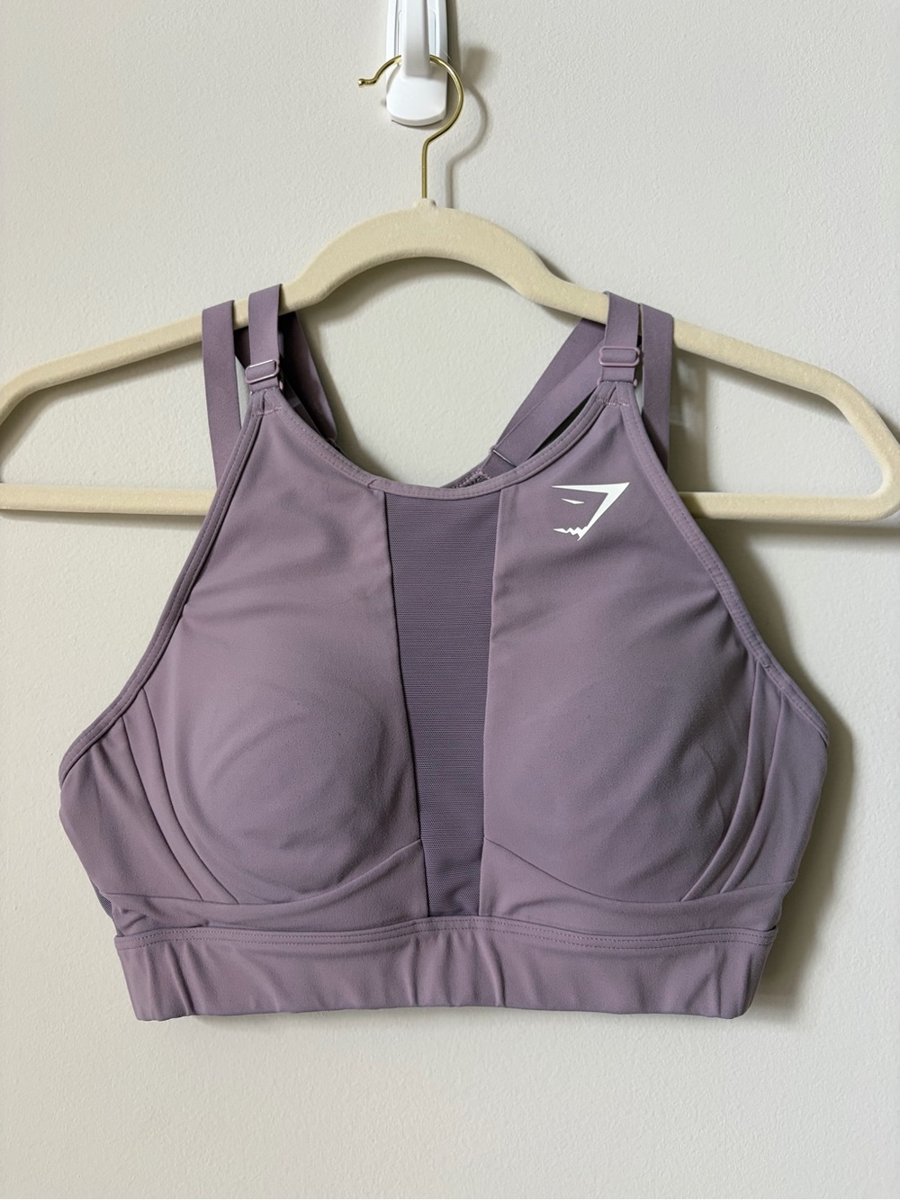 Gymshark Mesh Neckline High Support Sports Bra